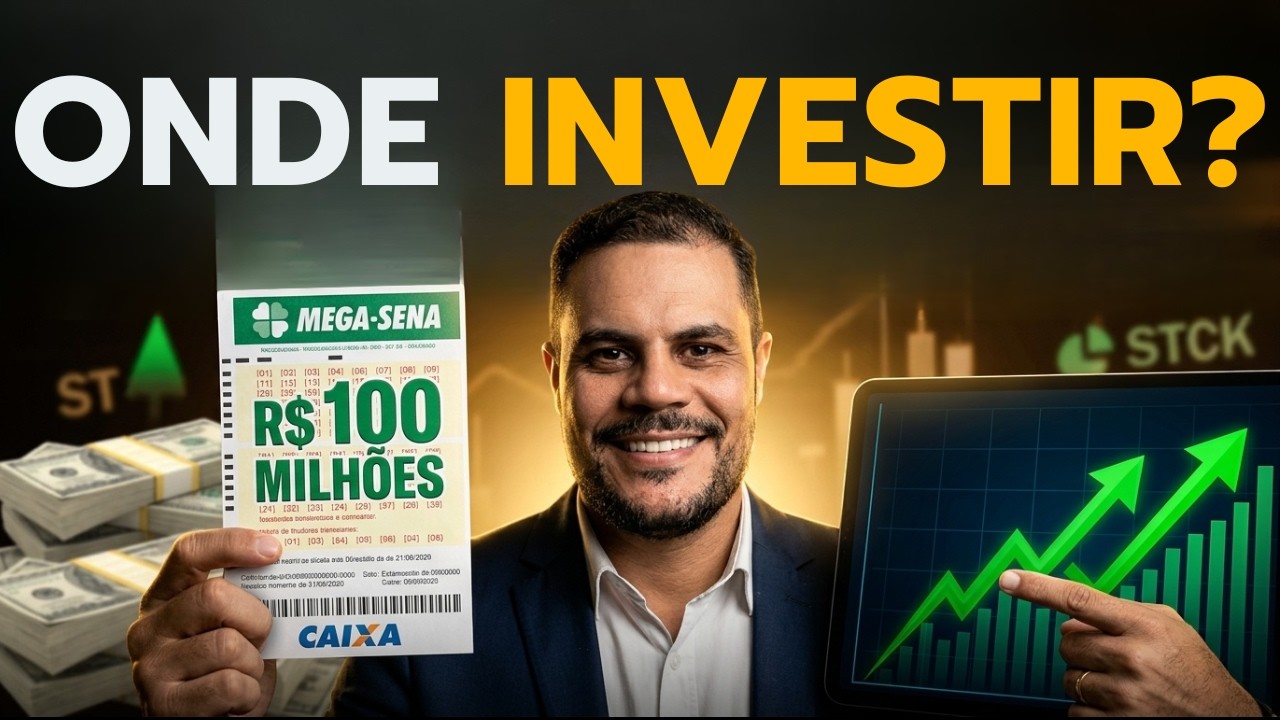 SORTEIO LOTERIA - Como investir o PRÊMIO DA MEGA SENA