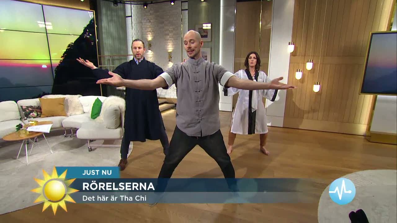 Tai chi f&ouml;r nyb&ouml;rjare - Nyhetsmorgon (TV4)