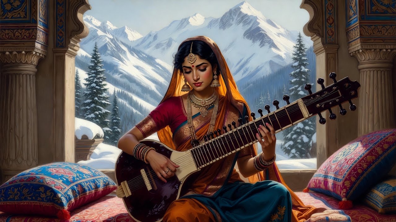 1 Hour Indian Classical Sitar for Exam Preparation & Memory | 432Hz Music for Studying