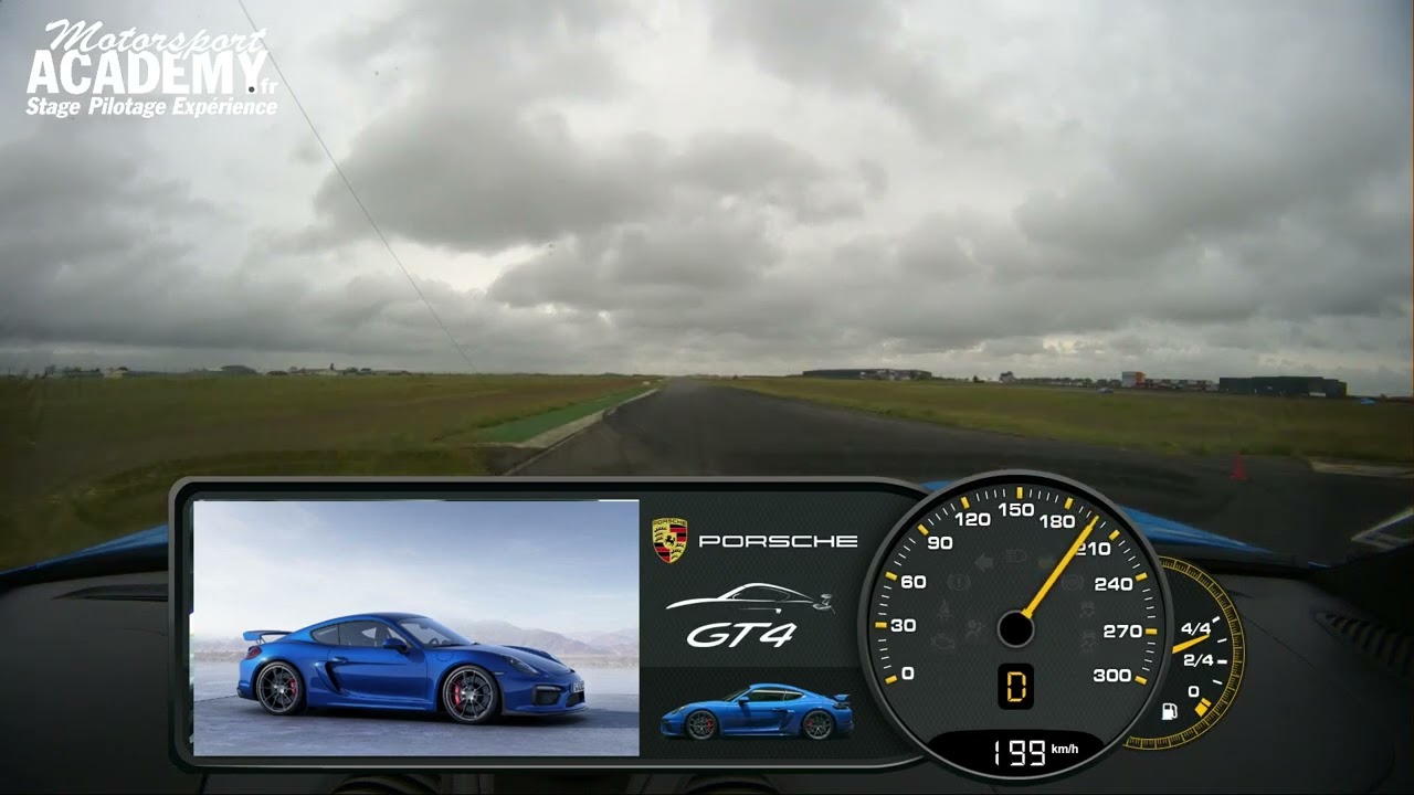 Porsche gt4 circuit de Fontenay-le-comte motorsport academy
