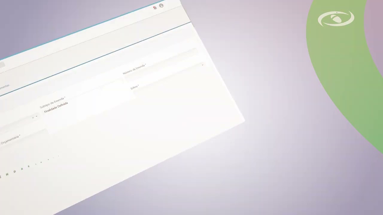 TUTORIAL - EMENDAS PARLAMENTARES