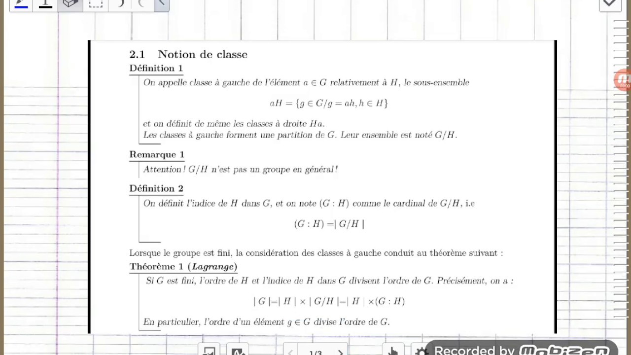 Groupe quotient