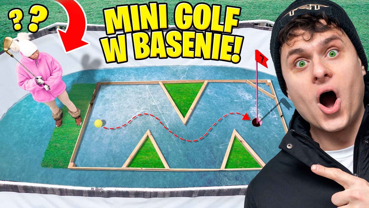 GRAMY W MINI GOLFA W ZAMARZNIĘTYM BASENIE!