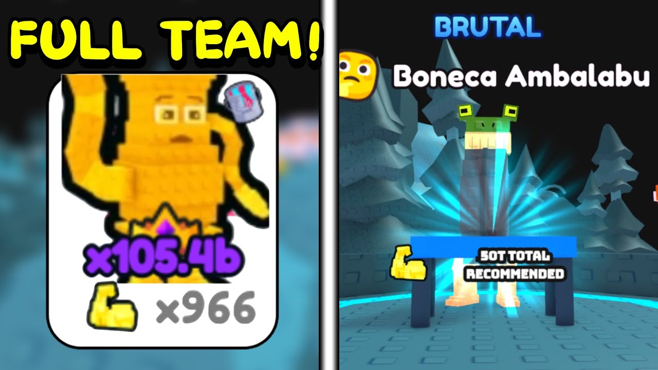 I Got OP  BRAINROT Team And Beat Last Boss In Arm Wrestle Simulator Brainrot Event Part 3 (roblox