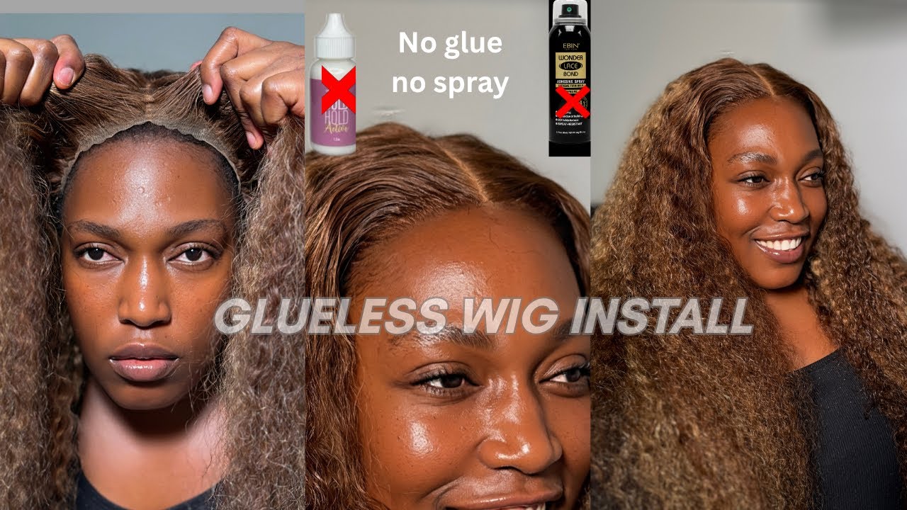 GLUELESS WIG INSTALL | No Glue, No Spray | Beginner Friendly! ✨