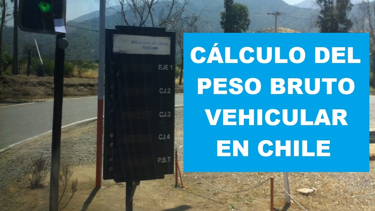 C&aacute;lculo del Peso Bruto Vehicular en Chile 🚛 (con ejemplo) #seguridadvial | Felipe Guti&eacute;rrez Cerda