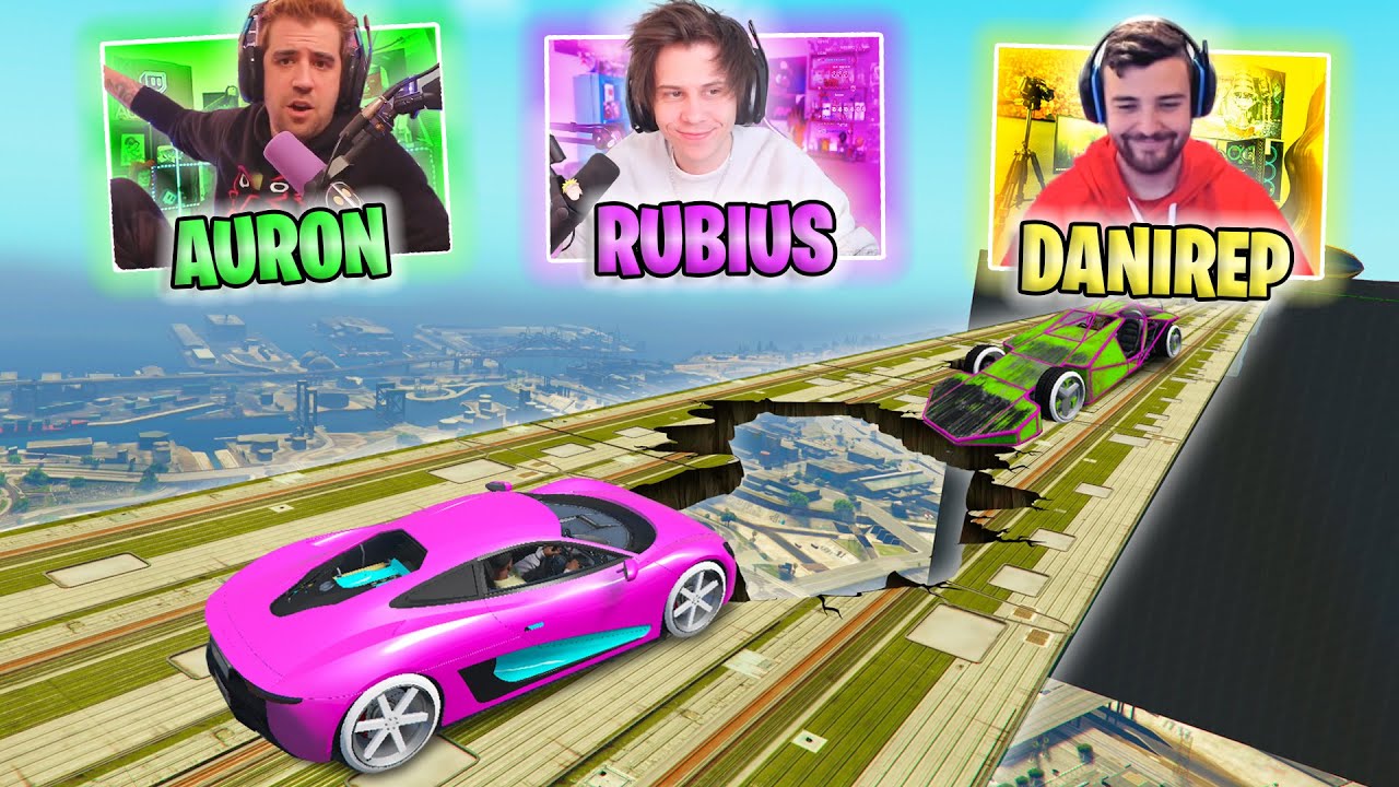 CARA A CARA! EL SUELO SE ROMPE Y TENEMOS UN PROBLEMA!! CON AURONPLAY Y AMIGOS! - GTA V ONLINE