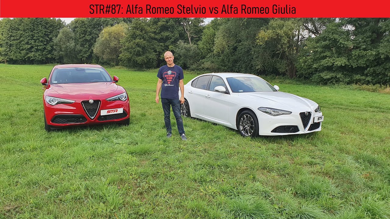 STR#87: Alfa Romeo Giulia 2.0 200 (lift) vs Alfa Romeo Stelvio 2.0 200 - rodzinna potyczka