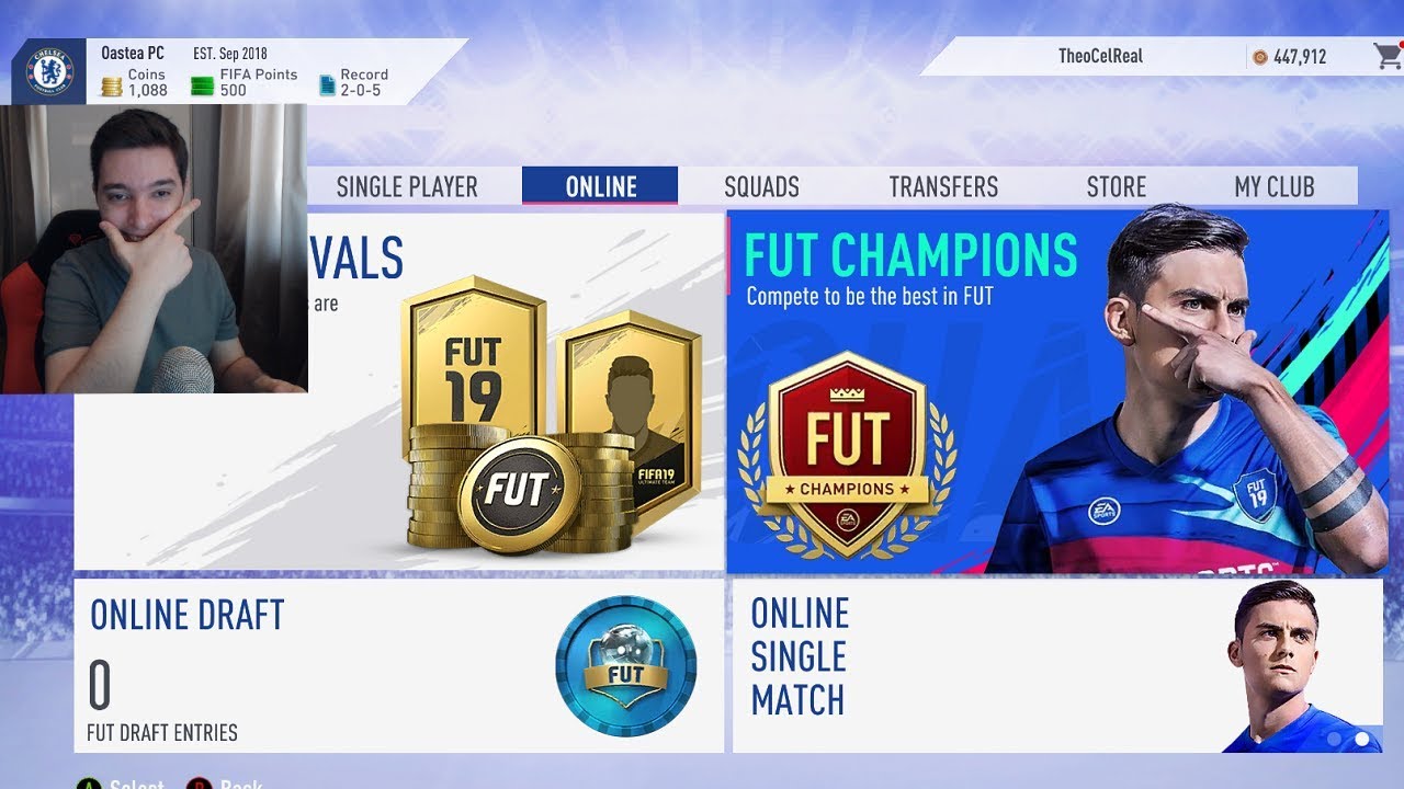 PRIMUL DRAFT LIVE LA FIFA 19 !!!