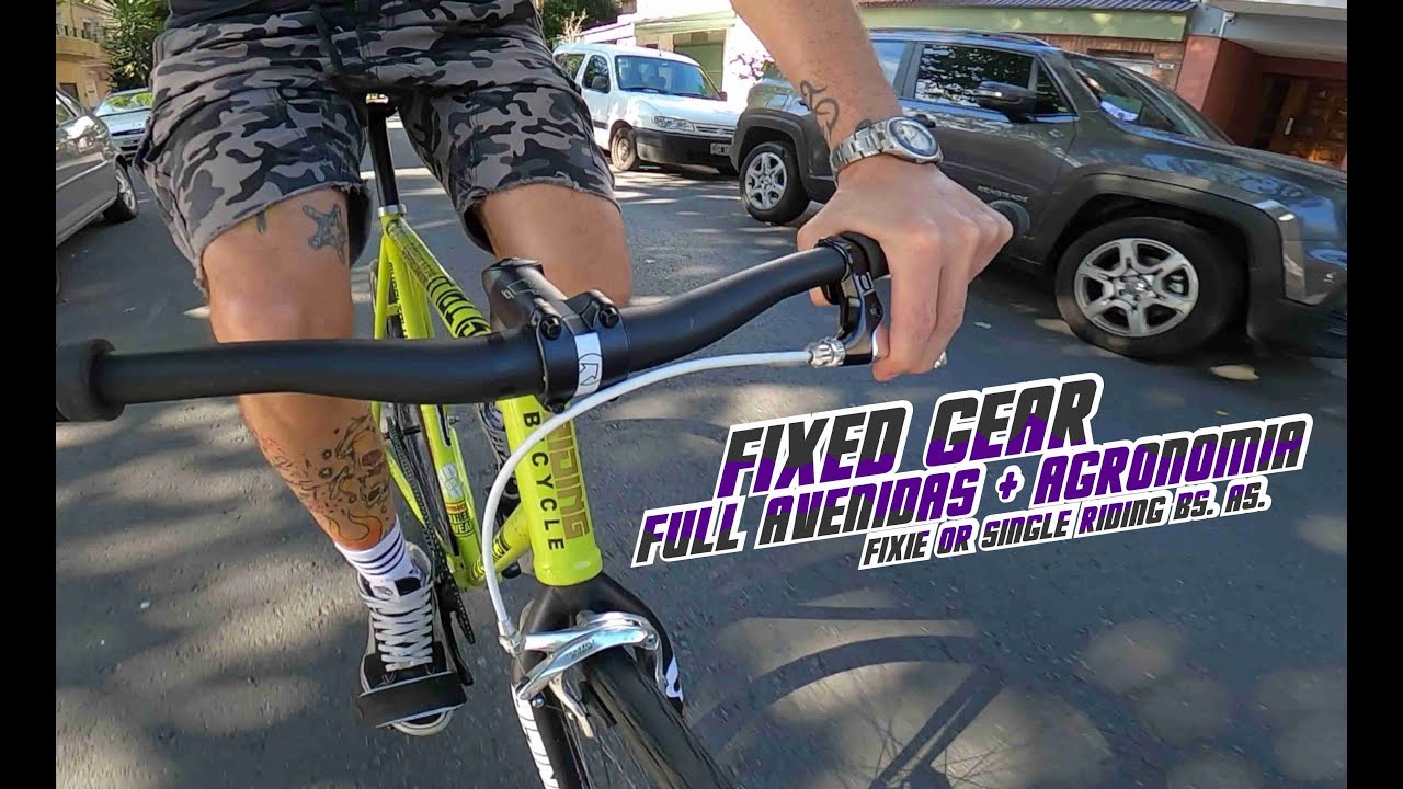 Fixed Gear | Full avenidas y Agronomia. Fixie or Single Riding Bs. As.