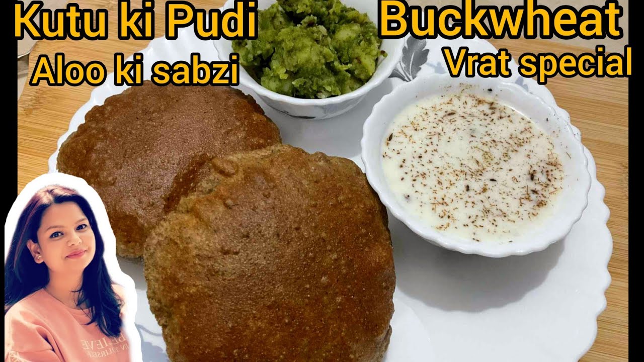 Aloo Kuttu ki Poori | Buckwheat Flour Poori Recipe | vrat ka khana | fasting food 