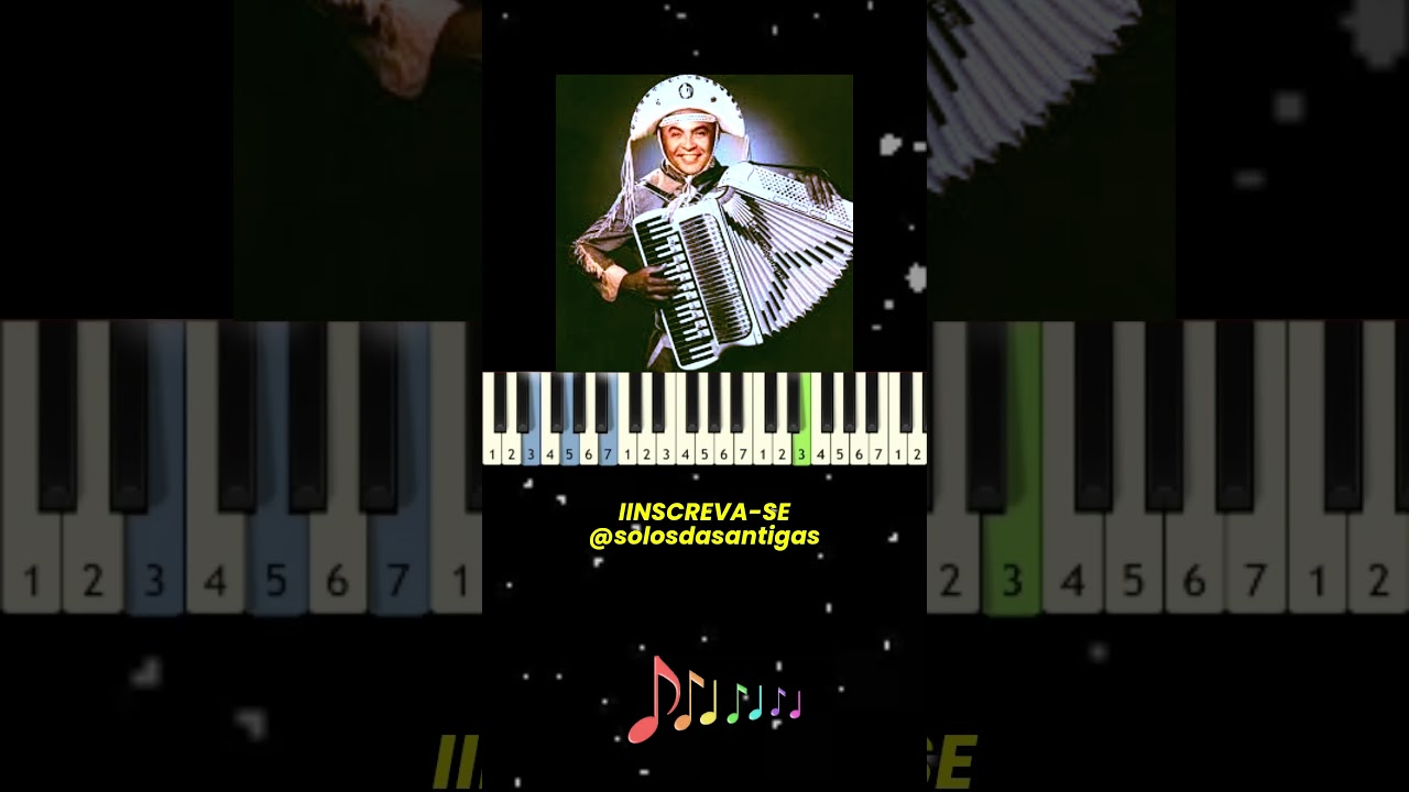 Numa sala de reboco - Luiz Gonzaga #shorts#tutorialteclado