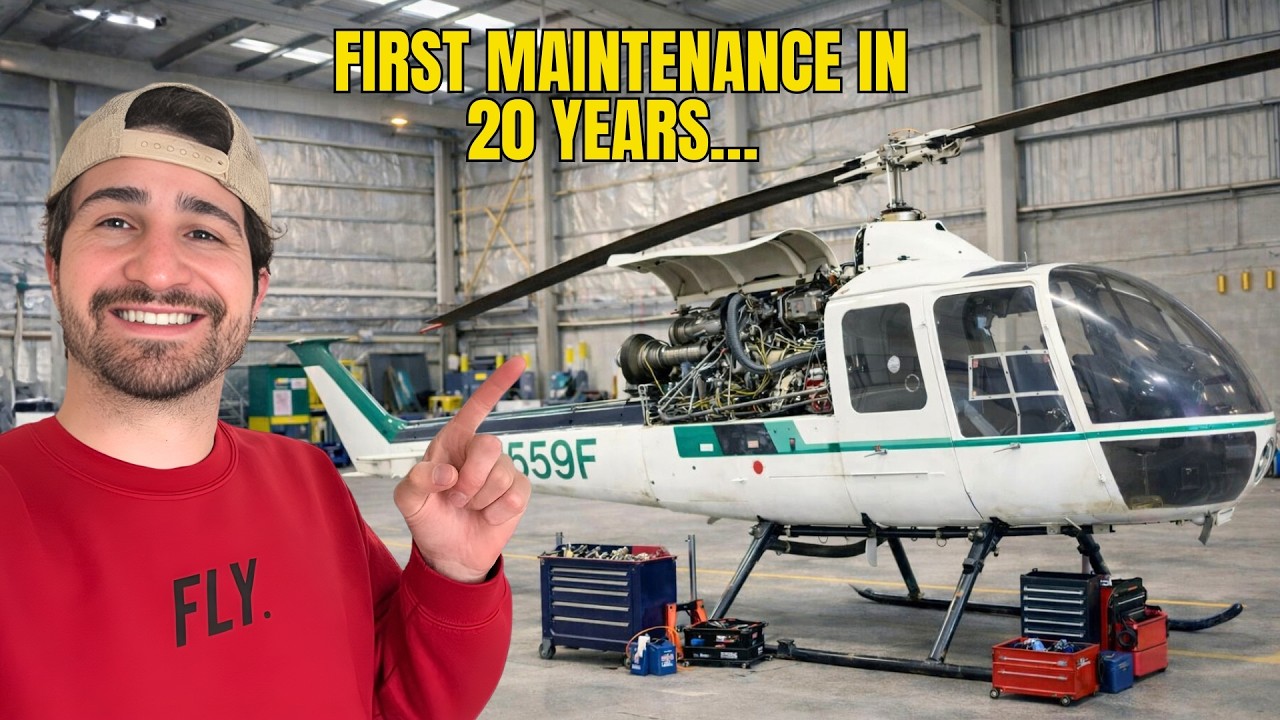 Restoring a Helicopter that Hasn't Flown in 20 Years!
