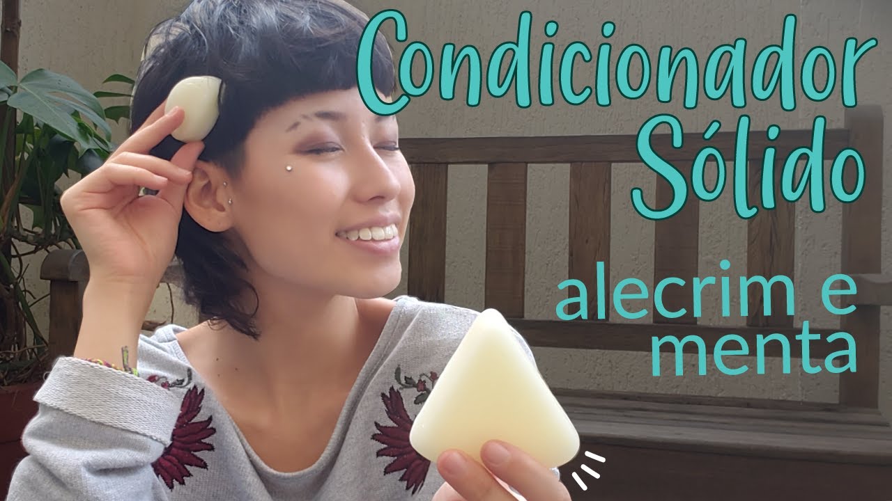 Condicionador Sólido Refrescante de Alecrim e Menta DIY- Loja Sabão e Glicerina
