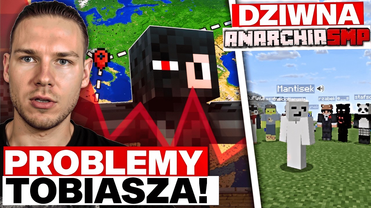 NOWY NAJDZIWNIEJSZY SEZON ANARCHII SMP? (PROBLEMY Z EARTHEM TOBIASZA, RAXENIK LEAK ZAROBKÓW)