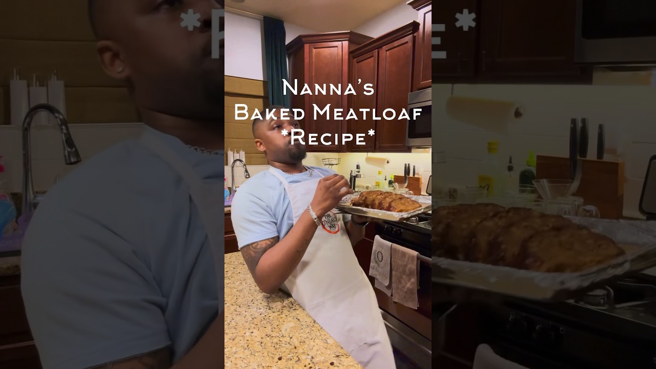 Get ready to drool! Nanna's Baked Meatloaf recipe coming right up! 🍽️ #shorts #ComfortFood
