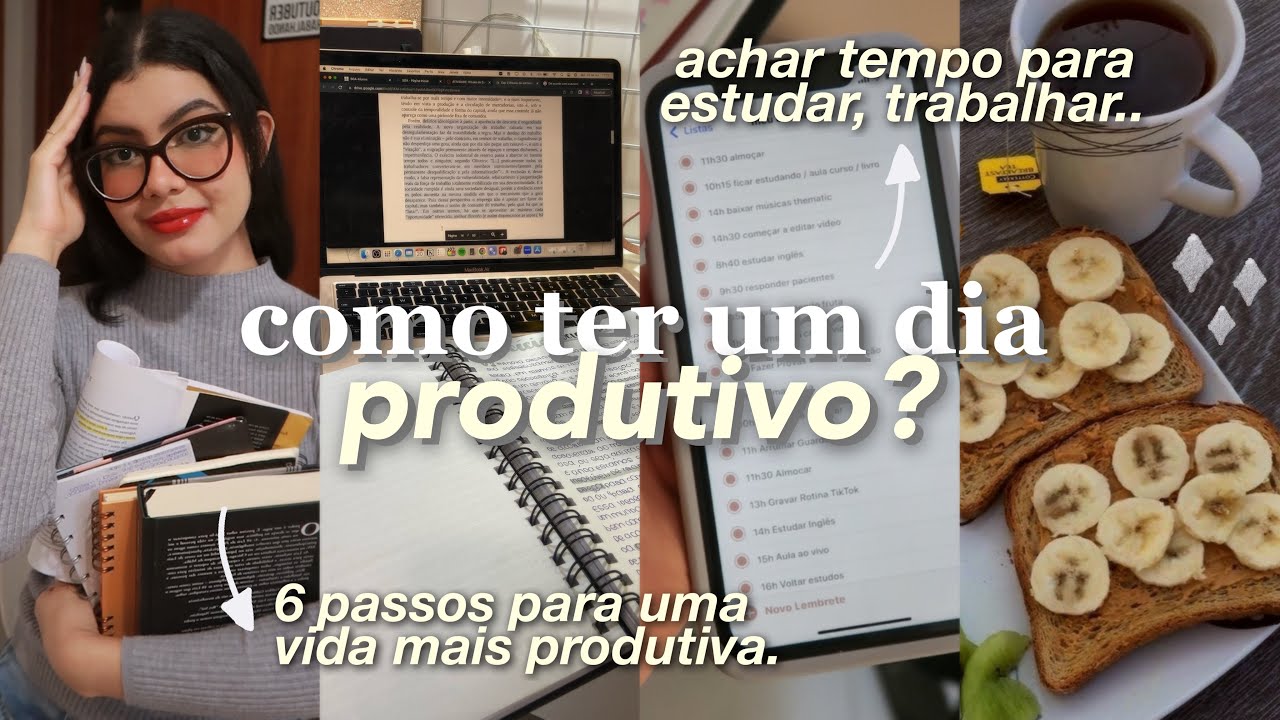 como ter um dia MUITO produtivo e dar conta de TUDO?✍️ | os 6 passos.