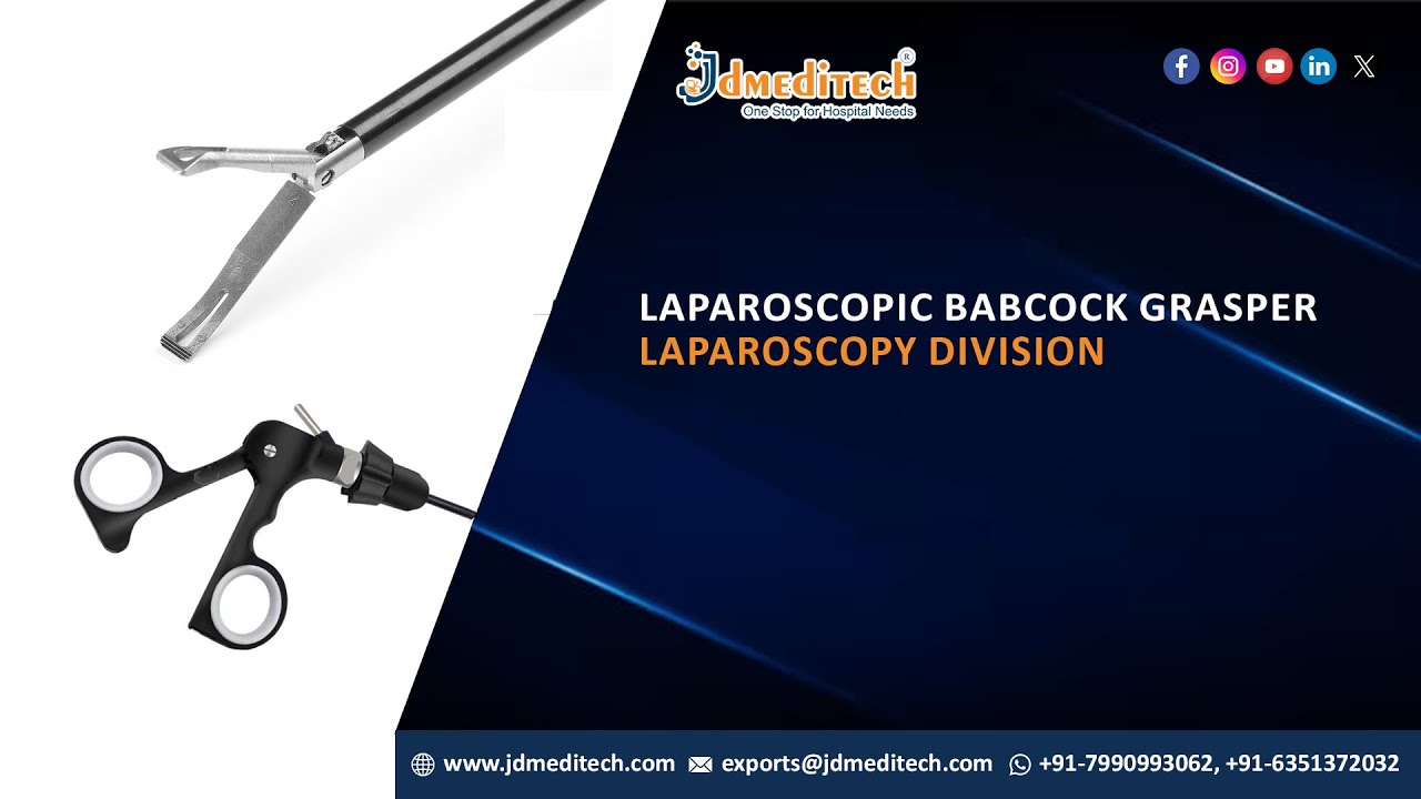 Laparoscopic Babcock Grasper | Laparoscopic  Instrument | JDMeditech  India