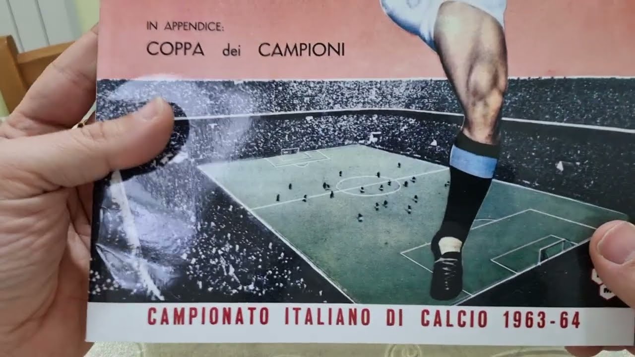 1963-64 calciatori panini anastatica - panoramica  completa album