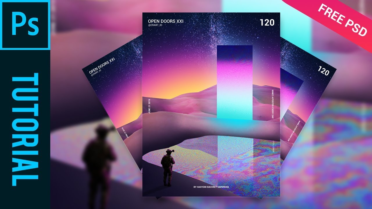 Open Doors XXI ala Magdiel Lopez - Tutorial Photoshop CC 2019