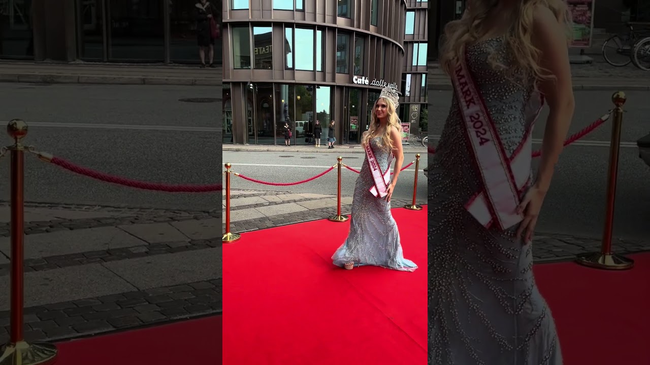 Miss Denmark 2024 at Wallmans Red Carpet Premiere