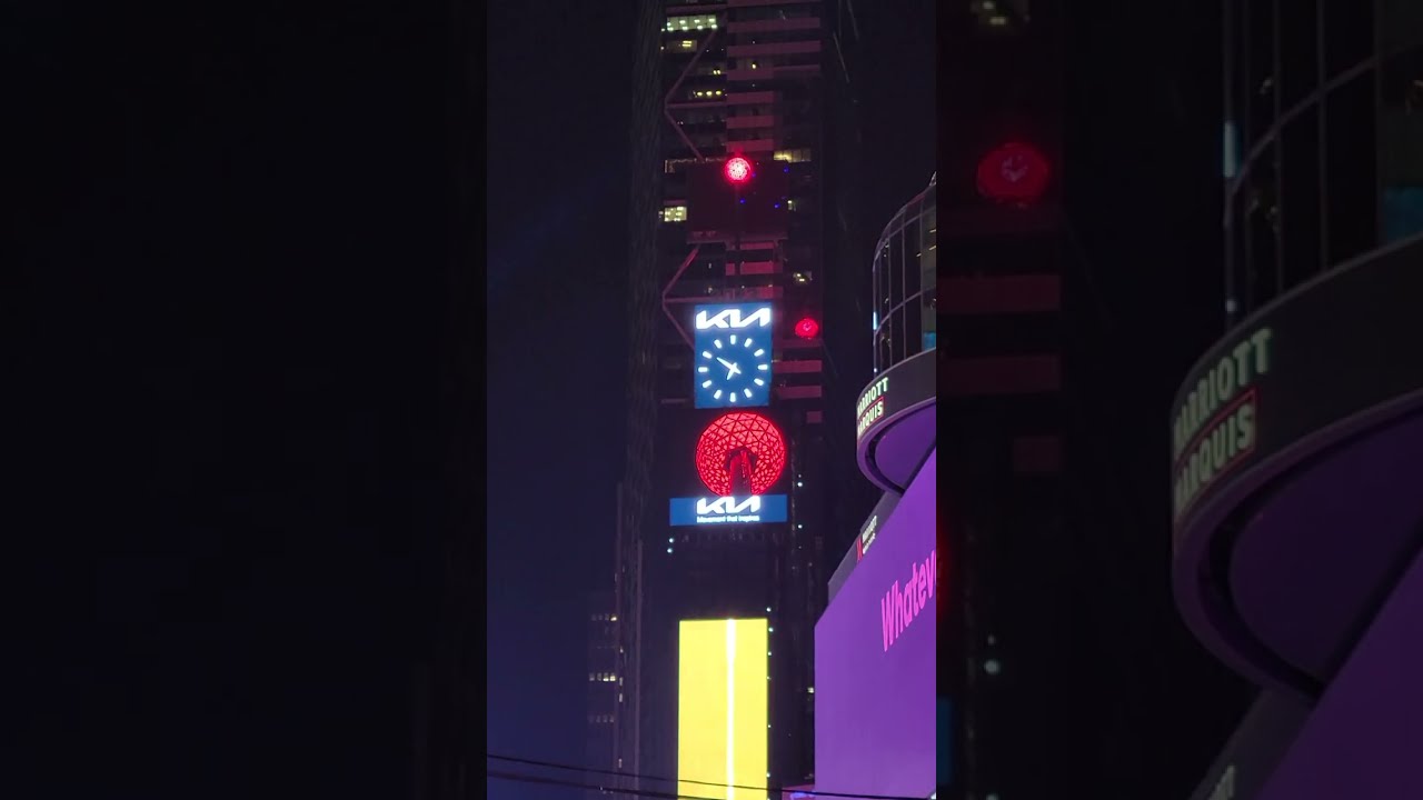 Times Square Ball Drop rehearsals for 2023 New Year's Eve