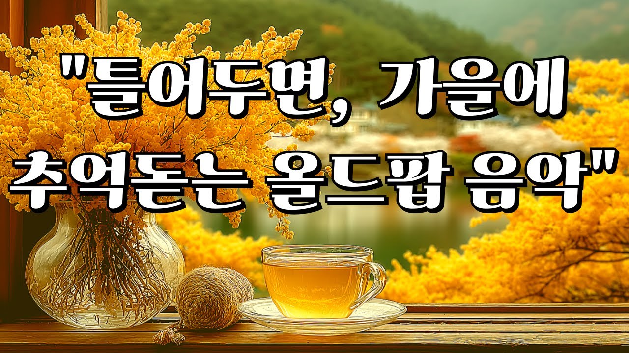 Playlist🎵[올드팝] 그냥 틀어두면, 가을에 듣기 좋은 음악, 추억의 올드팝 플리｜ 잔잔한 ☕카페음악 감성음악 힐링음악 모음 플레이리스트