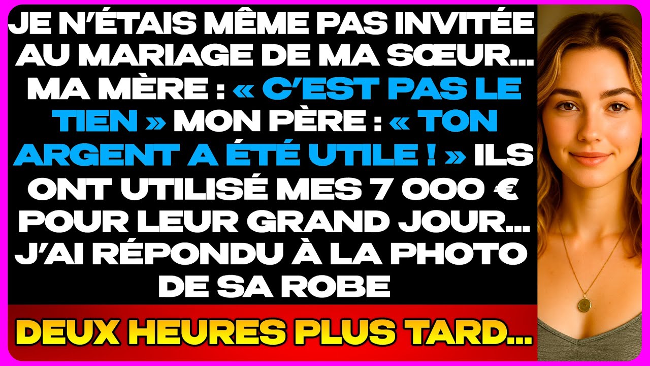 Mes Parents M’ont Suppliée Pour 7 000 € Pour Une Opération… Puis M’ont Envoyé Une Robe De Mariée