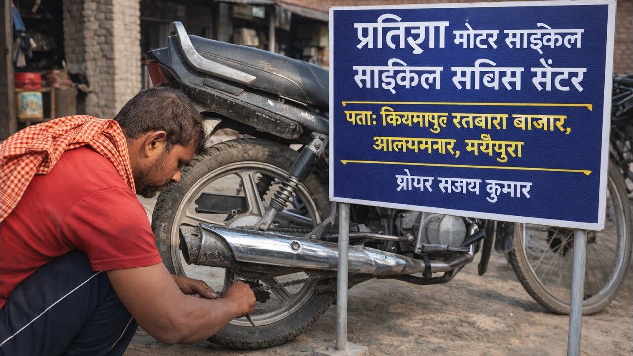 2️⃣ 🏍️ Motorcycle Wheel Repairing Expert | प्रतिज्ञा सर्विस सेंटर आलमनगर मधेपुरा 🔥