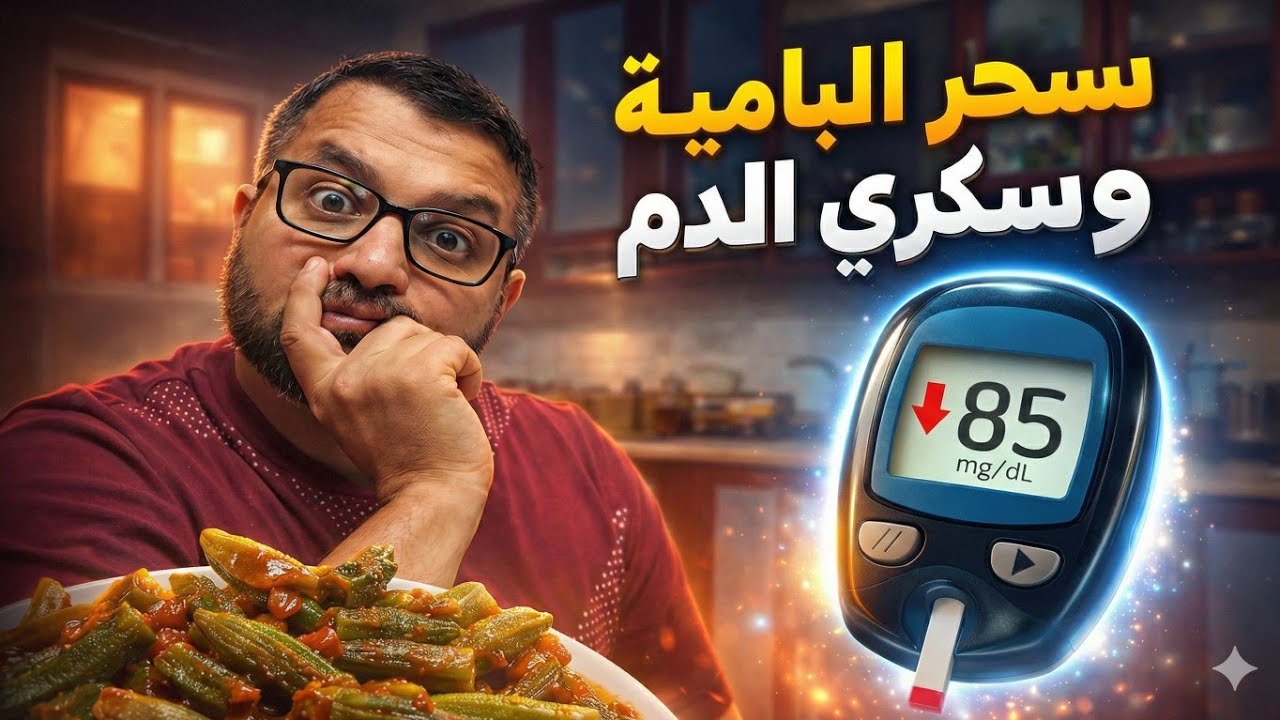 بامية بللحمة تخفض السكر 🤔؟؟ تجربت  منقوع البامية والبامية مطبوخة وحللت سكري والنتيجة 🤔😱🤨