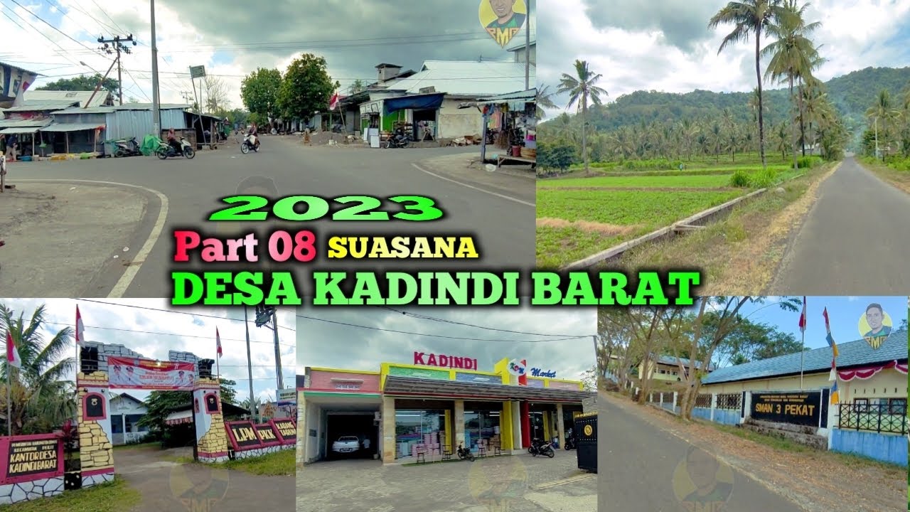 MotoVlog Mbojo 091 🔴 Suasana Desa Kadindi Barat Kec. Pekat Kab. Dompu NTB 2023