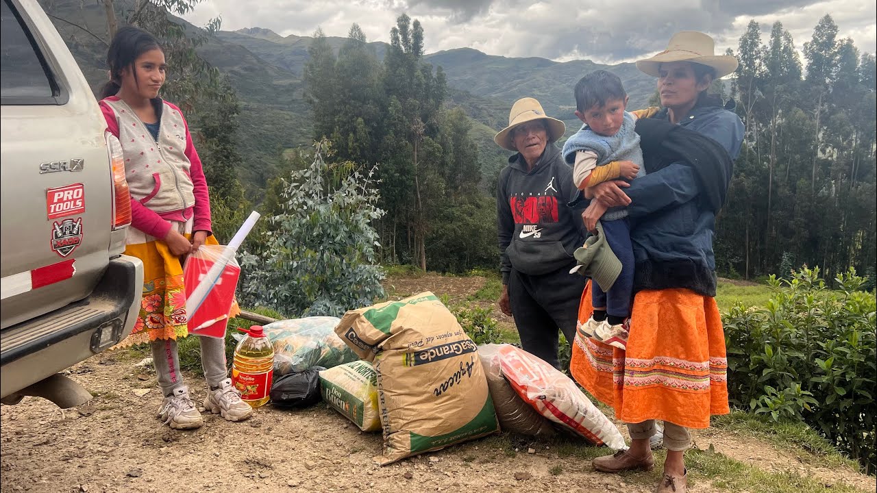 Víveres Para la Mamita que NO puede Ver y tiene Varios Hijos..🙏