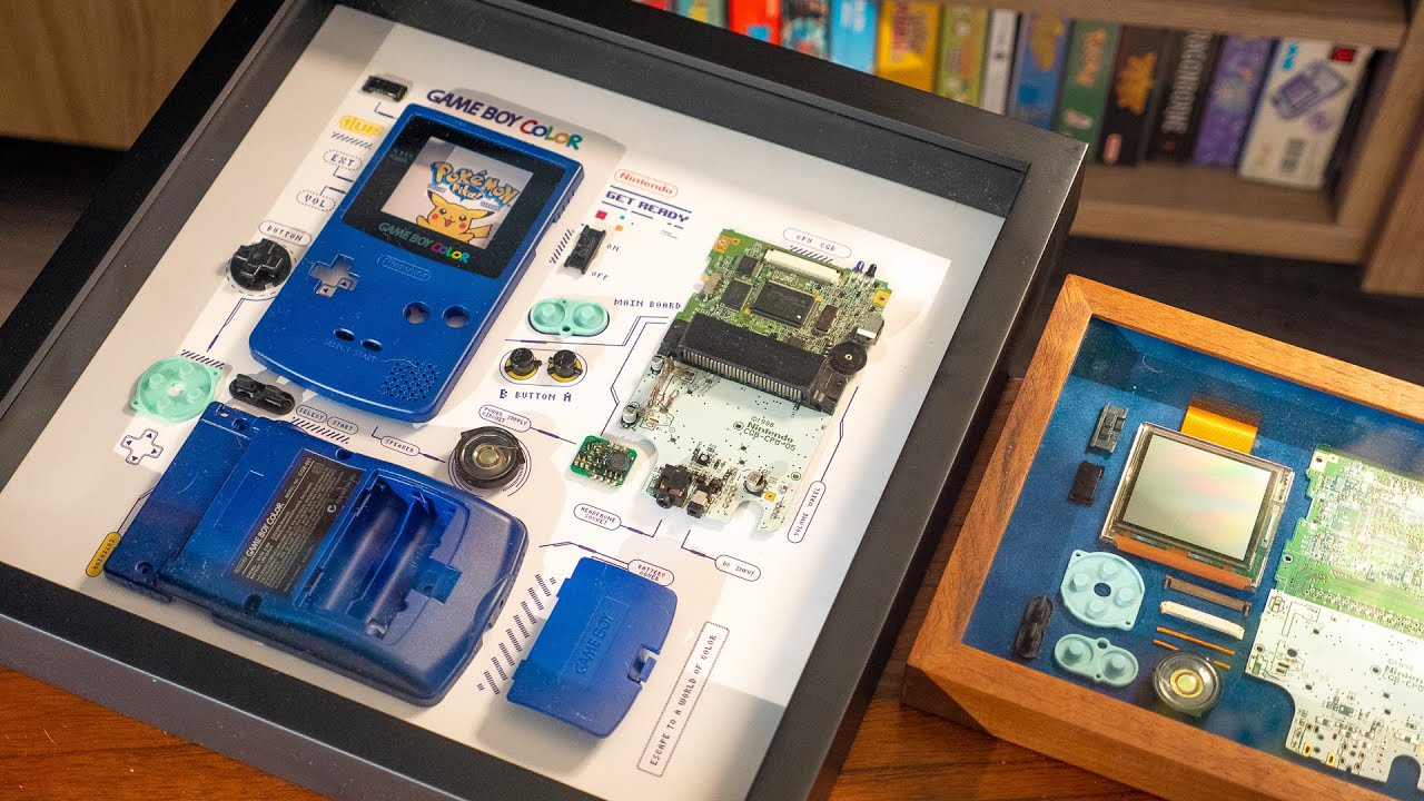 GRID Studio Game Boy Color Shadowbox Art Piece