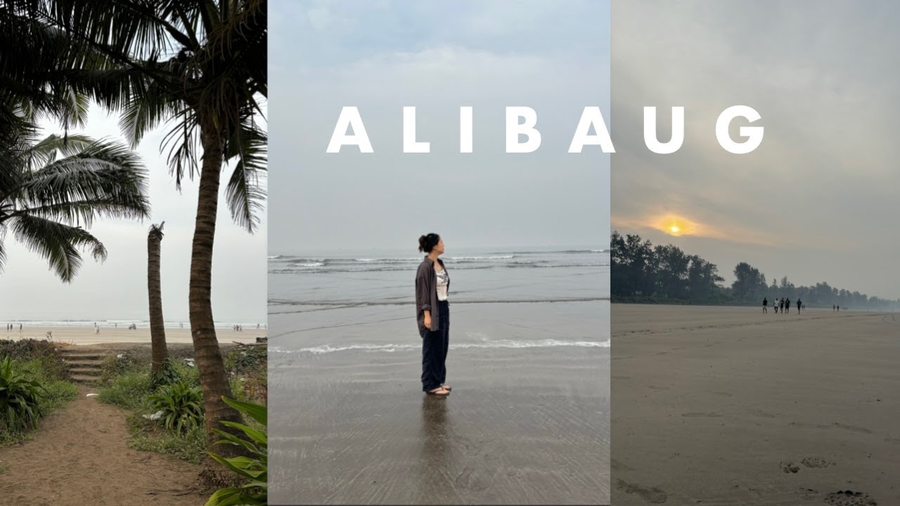 A night in ALIBAUG, INDIA 🇮🇳🌴 | a quaint beach escape only a 1 hour-long ferry ride from Mumbai