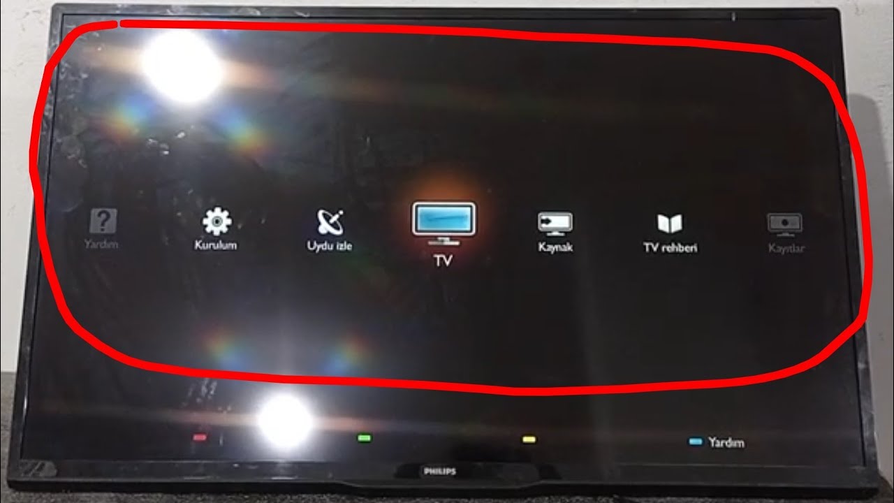 Philips (TKGS) olmayan televizyona kanal ayarlama  işlemi.