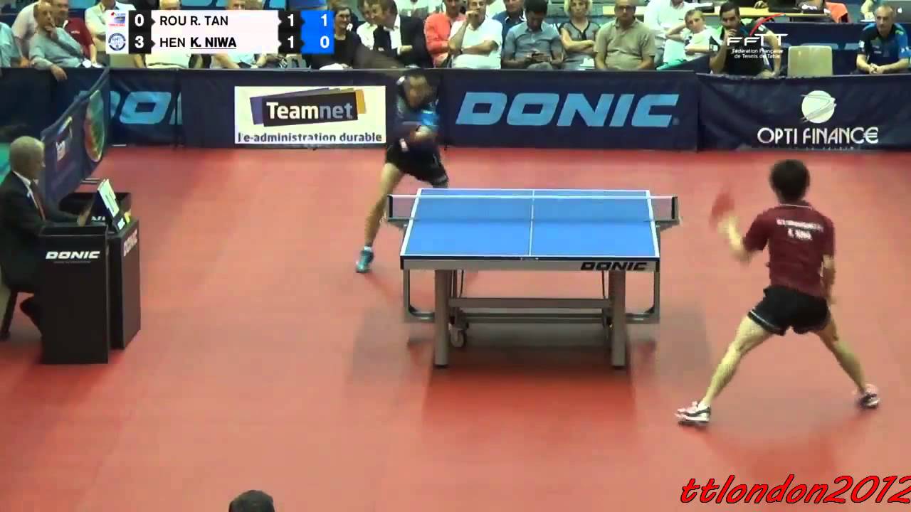 Koki Niwa vs Tan Ruiwu (French League 2015/2016)