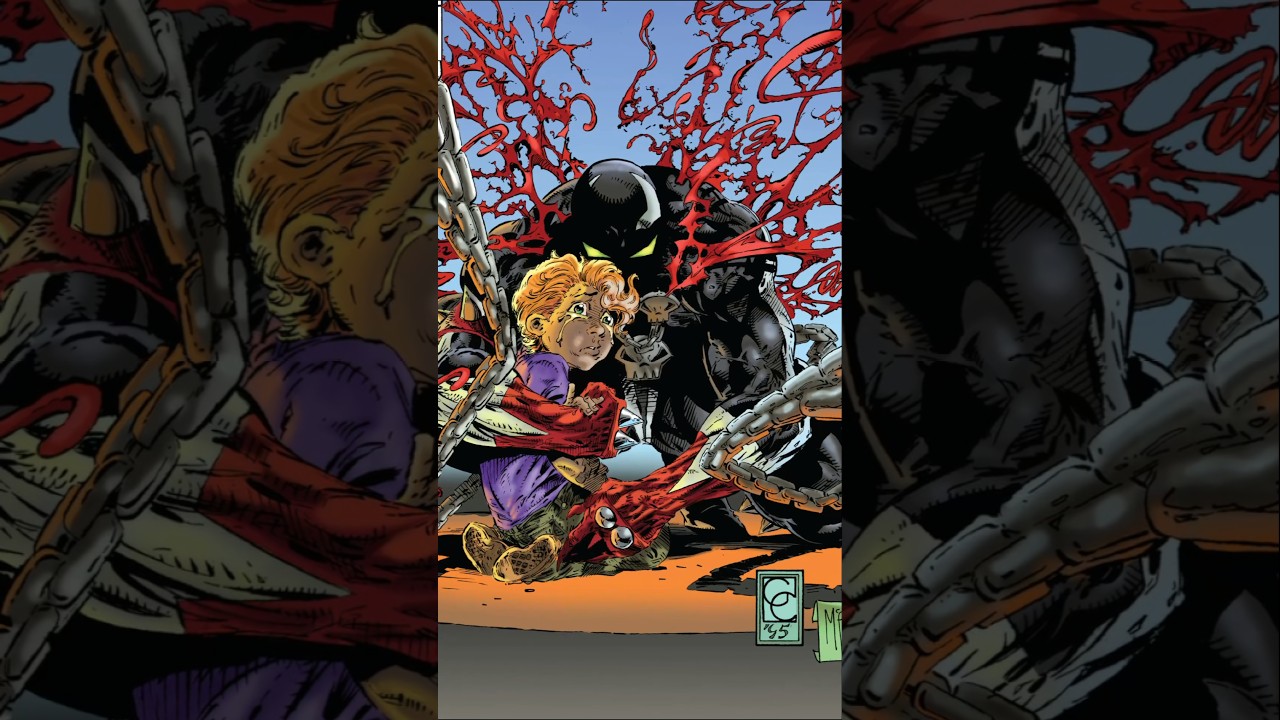 Spawn salv&oacute; a un ni&ntilde;o de su padre #comics #spawn