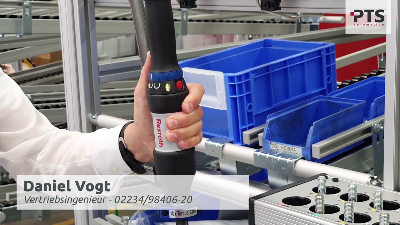 Test und Inbetriebnahme eines Rexroth Schraubsystems bei der PTS Automation GmbH in Pulheim