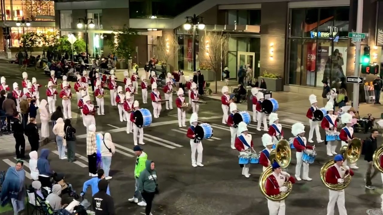 Mt. Spokane High School Band performing in Spokane’s Armed Forces Day Lilac Parade! 05-18-2024