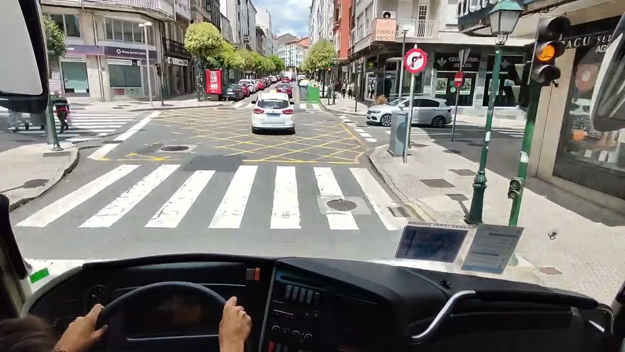 Callejeando por la ciudad | Conduciendo Autobús VOLVO B11R 430 Euro5 Beulas Aura