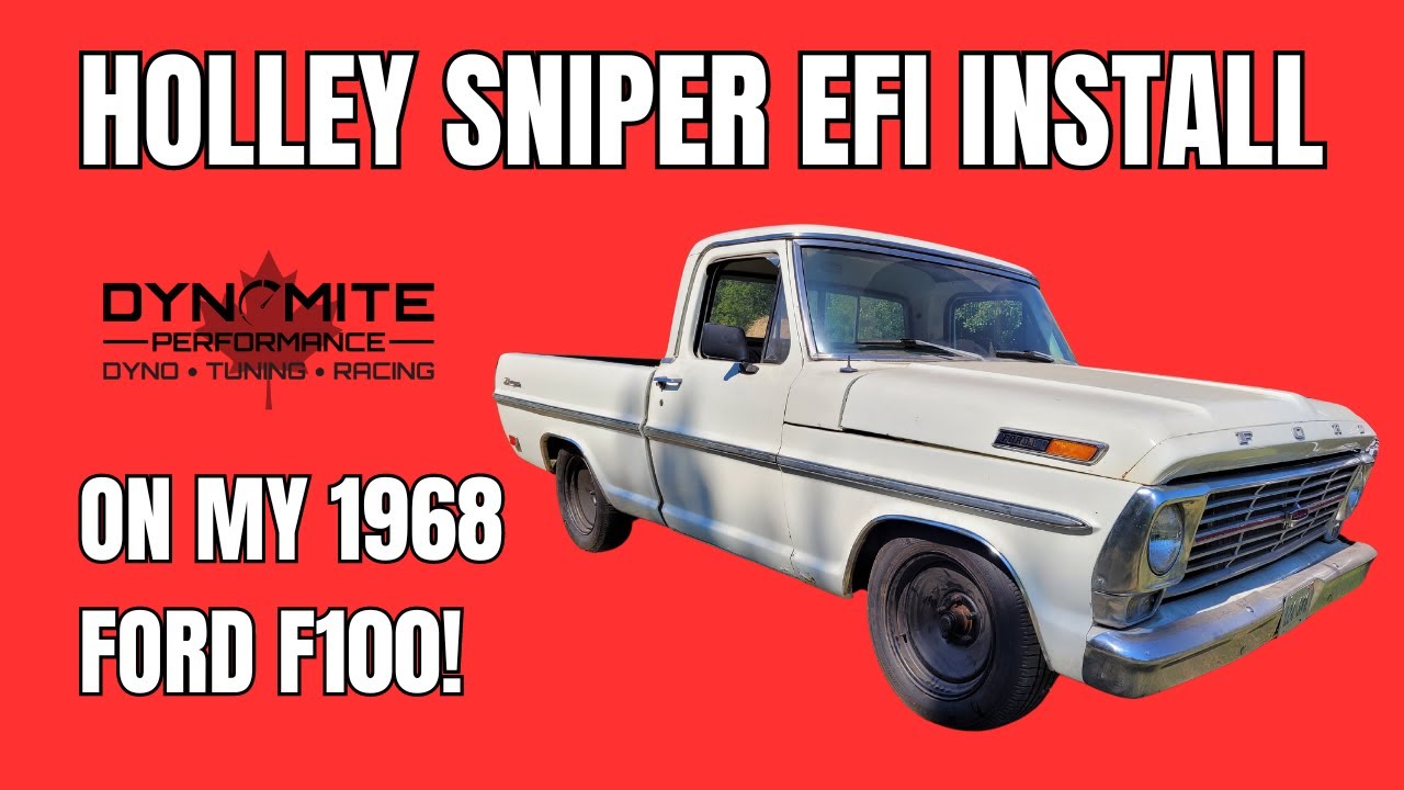 Holley Sniper EFI Install on my 1968 Ford F100 302 V8