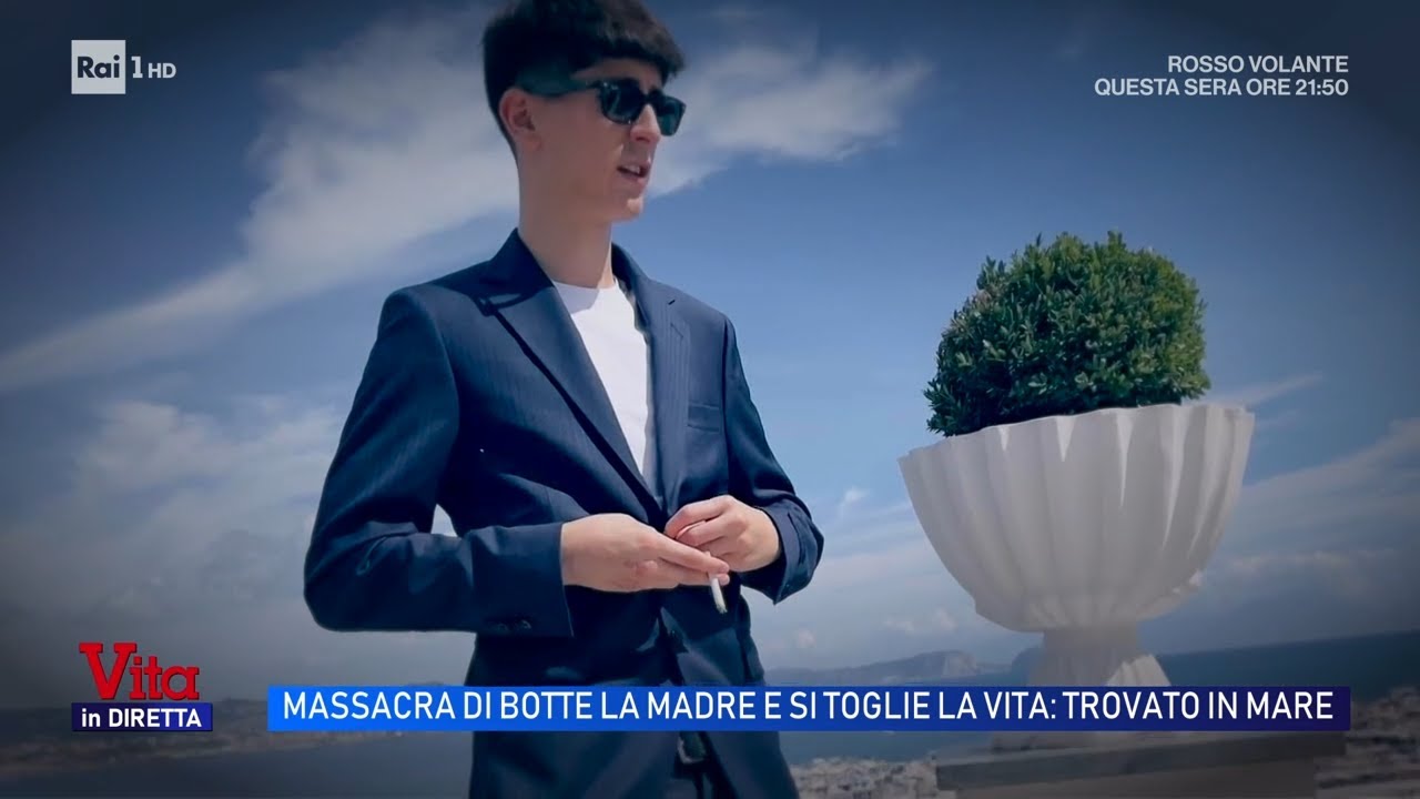 Massacra di botte la madre e si suicida: trovato in mare - Vita in diretta 23/02/2026