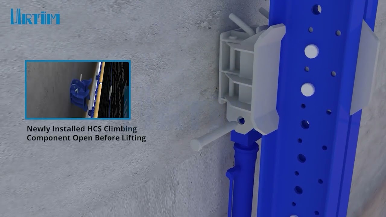 URTIM HCS Tırmanır kalıp sistemleri / URTIM HCS Climbing Formwork Systems