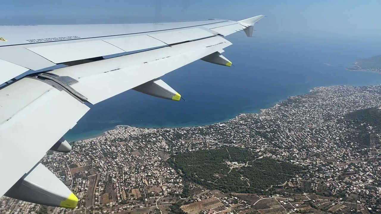 Swiss A320-214 HB-IJI | take off in Athens 🇬🇷 🛫 to Zurich 🇨🇭