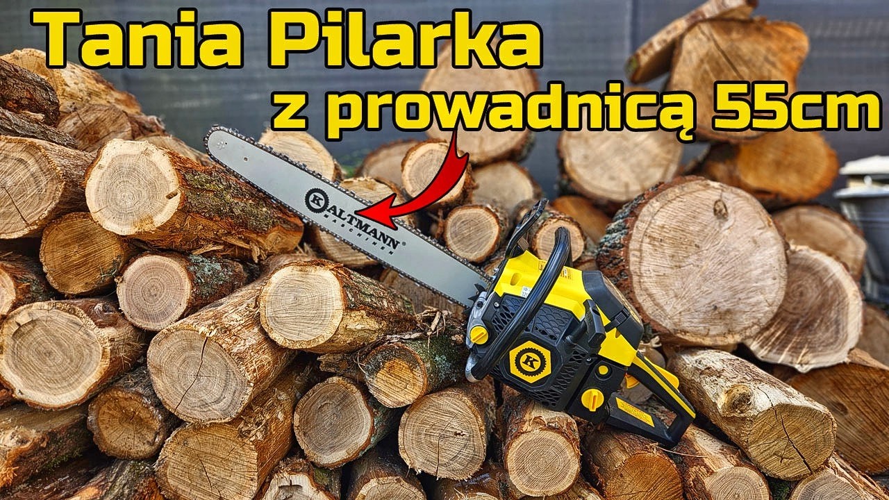 Tania Pilarka Łańcuchowa Spalinowa z Długą Prowadnicą 55cm - Kaltmann K-SPL600 - TEST