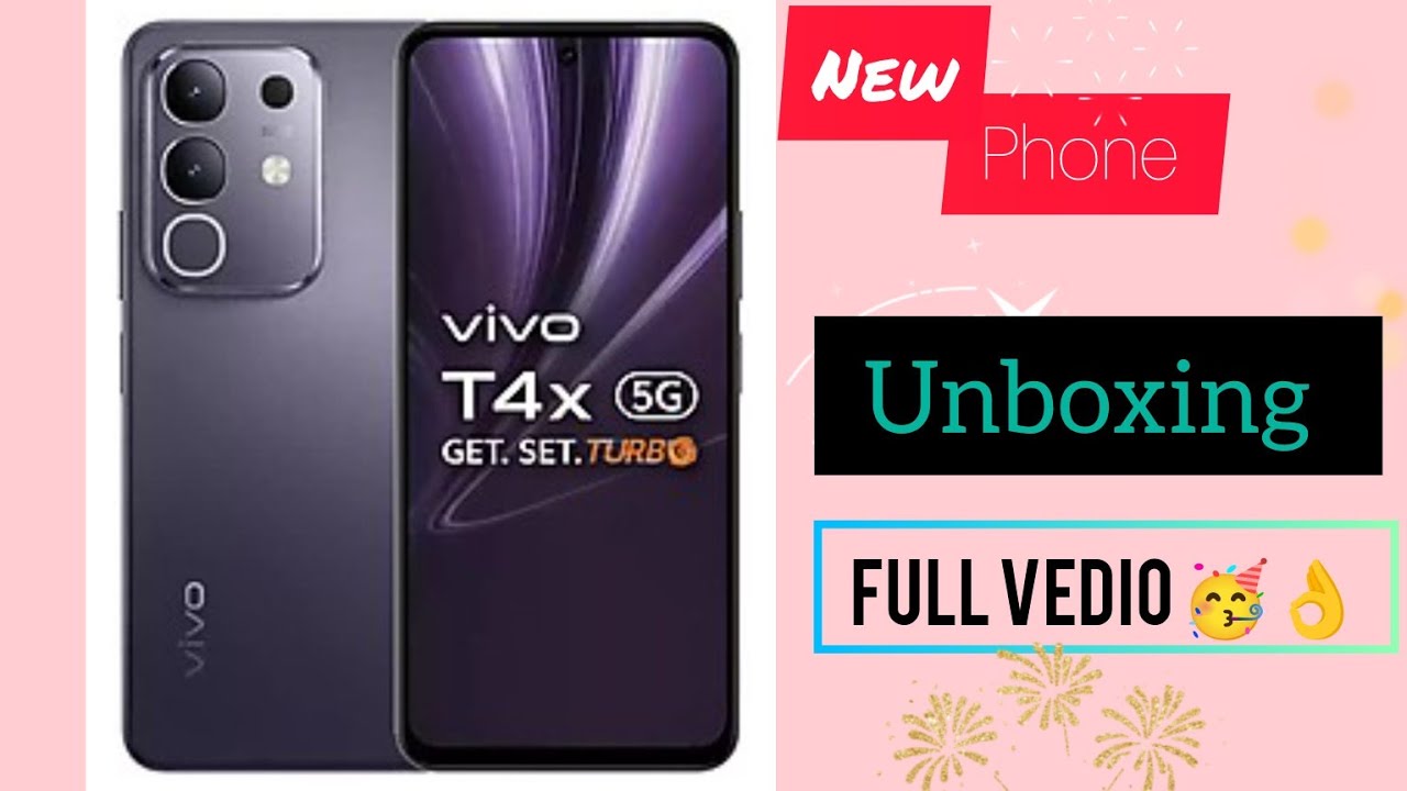 VIVO T4x 5G📱 Unboxing Vedio 💫🙀 44W Best phone #vivot4x5g #vivo#dimensity7300 #shortvideo #phone#vivo