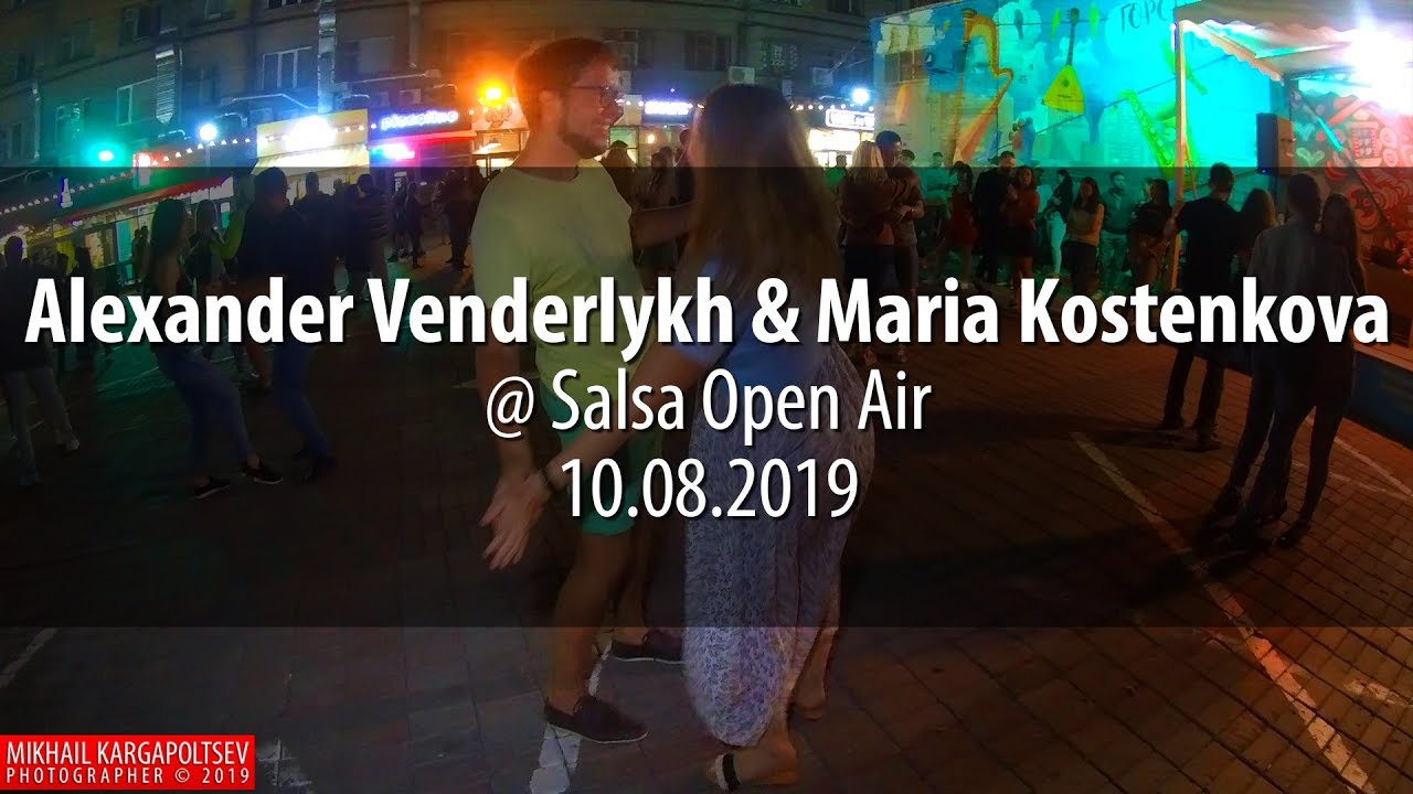Alexander Venderlykh & Maria Kostenkova social dancing @ Salsa Open Air 10.08.2019