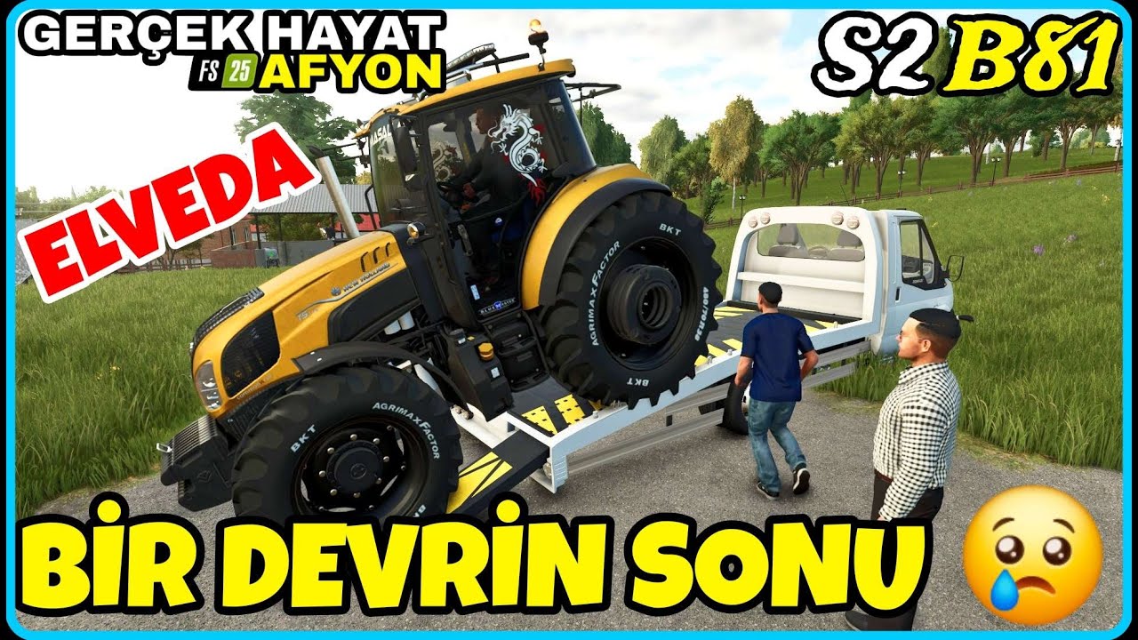 GÖZÜMDEN BİLE SAKINDIĞIM TRAKTÖRÜMÜ SATTIM  AHIRDA ARTIK İKİ HİSSEM OLDU 🔸️fs25 Gerçek hayat