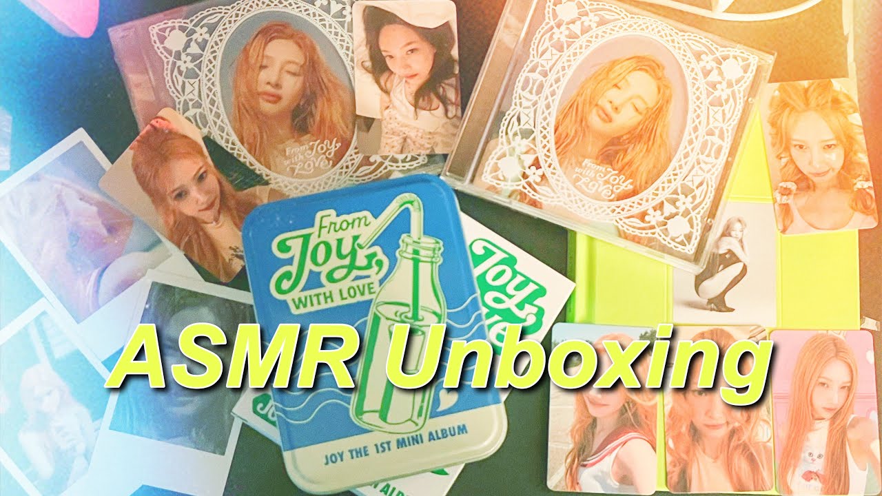 from JOY, with love ASMR album unboxing