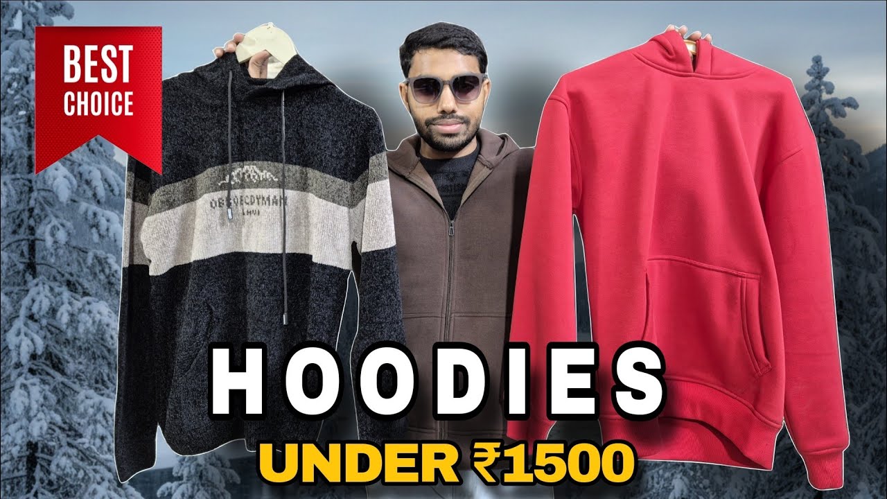 Under ₹1500 Only 🔥 - best Hoodies for winters in budget | budget hoodies for men |